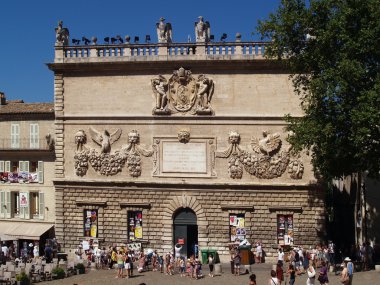 Theatre festival in Avignon, july 2012 clipart