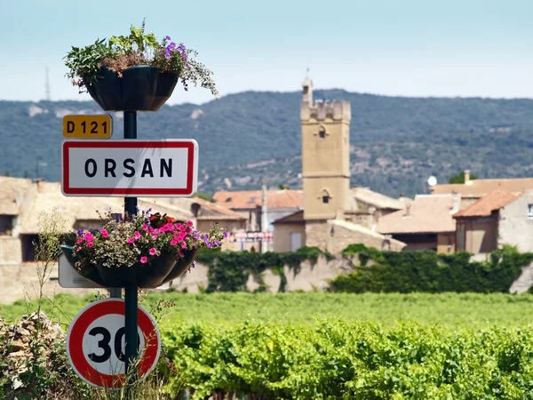 stock image Orsan, french typical village