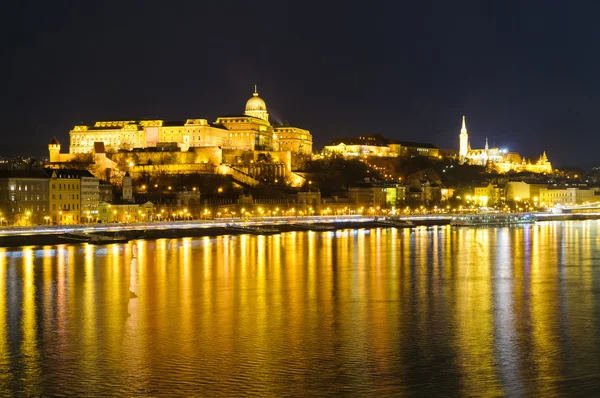 Budapeşte, Macaristan, gece — Stok fotoğraf