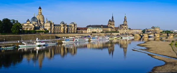 Dresden stad panorama — Stockfoto