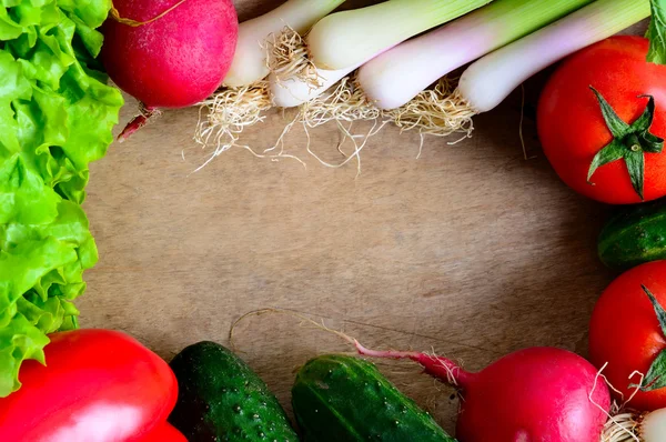 Warzywa ramki — Zdjęcie stockowe