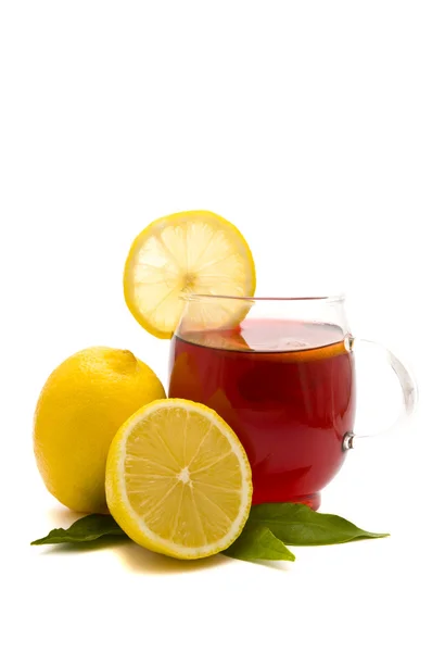 茶和柠檬 — 图库照片