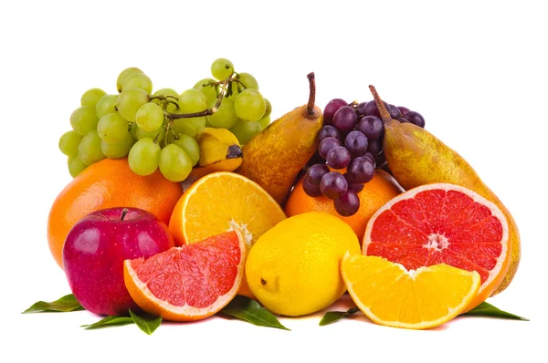 Барвиста група фруктів — стокове фото