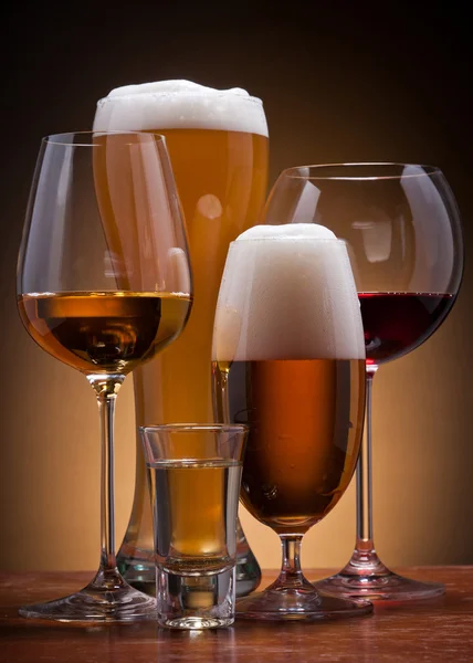 Alcoholhoudende dranken — Stockfoto
