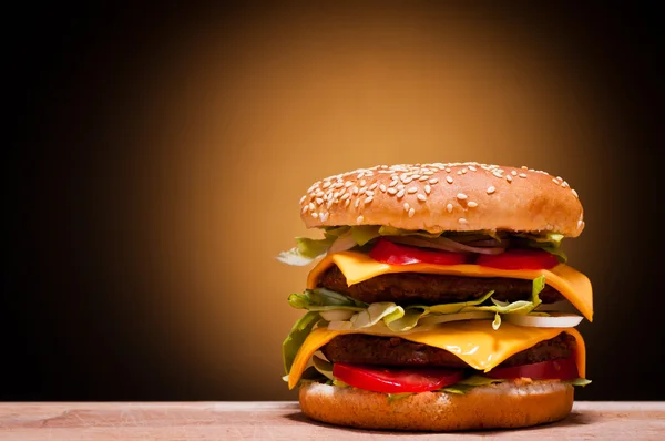 Large hamburger — Stock Photo, Image