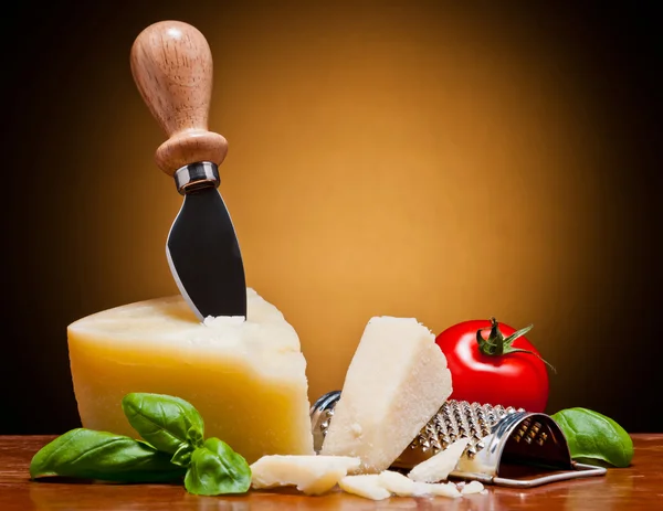Italiaanse kaas van de Parmezaanse kaas — Stockfoto