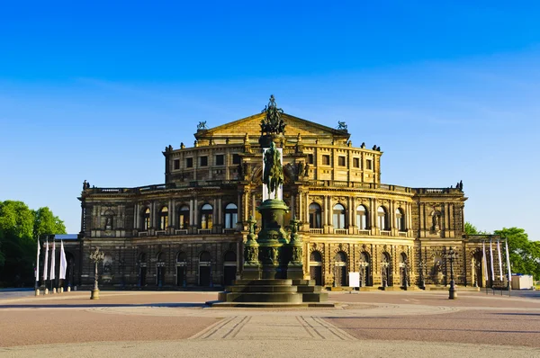 Semperoper Dresden — Stok fotoğraf