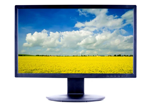 LCD tv obrazovka — Stock fotografie