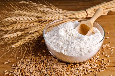 Wheat, grain and flour clipart