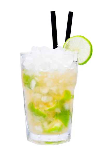 Caipirinha cocktail drinken — Stockfoto