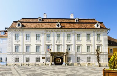 Brukenthal palace in Sibiu clipart