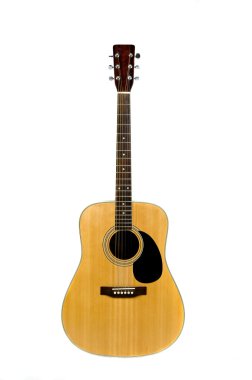 Classic acoustic guitar clipart