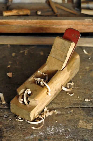 Perkakas lama tukang kayu — Stok Foto