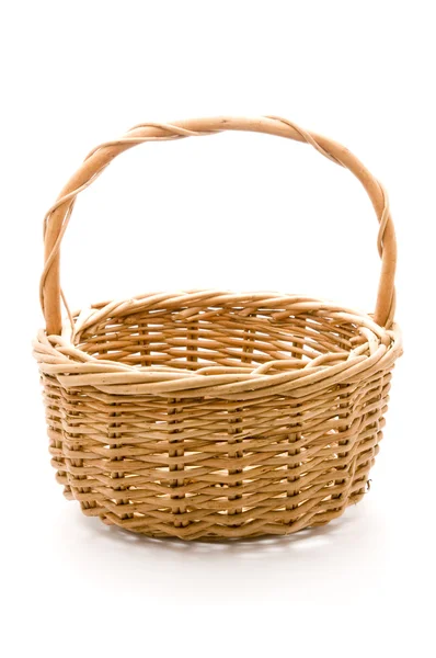 Empty woven basket — Stock Photo, Image