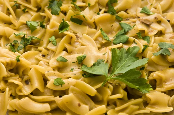 stock image Pasta with mushrooms