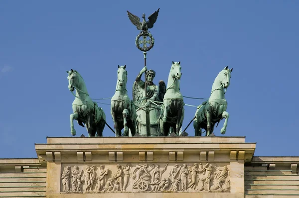 Бранденбургские ворота в Берлине — стоковое фото