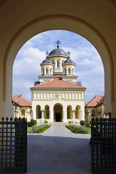 Kirche der Wiedervereinigung in alba iulia, Rumänien — Stockfoto
