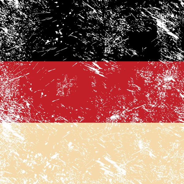 Germany retro flag — Stock Vector