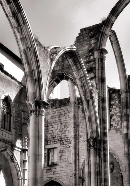 Carmo Church ruins — Stock Photo, Image