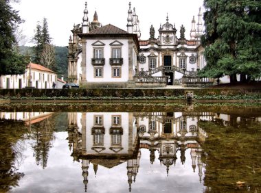 Mateus palace in vila Real clipart