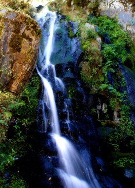 Waterfall in Acor mountain clipart