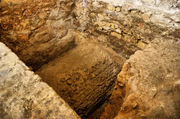 Roman sewer of Aeminium — Stock Photo, Image