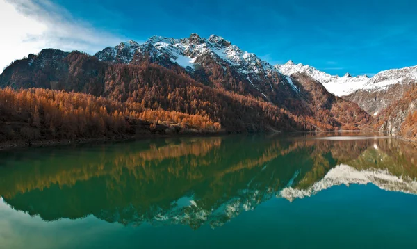 Antrona Vadisi - göl Alp at — Stok fotoğraf