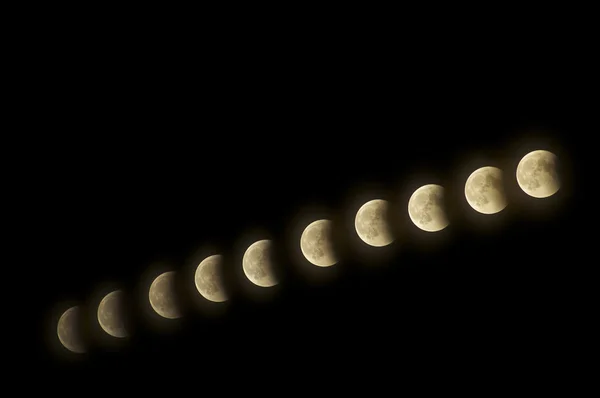 Eclipse da lua — Fotografia de Stock
