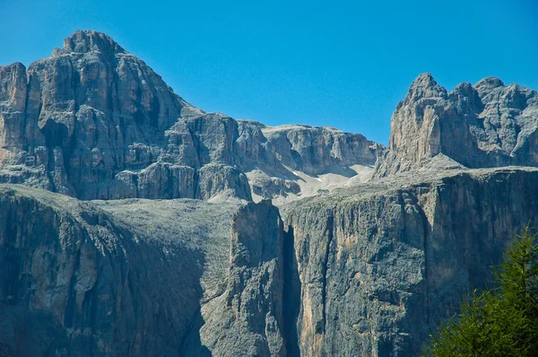 Exner 타워, Sella 그룹-Dolomites — 스톡 사진