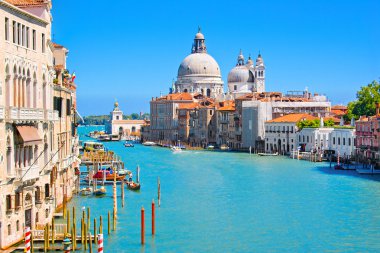 Canal Grande in Venice, Italy clipart