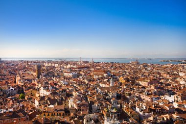 Aerial view of Venice, Italy clipart