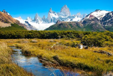 Картина, постер, плакат, фотообои "красивый природный ландшафт патагонии, аргентина постеры картины", артикул 10749390