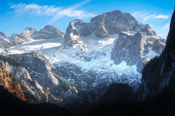 Montanha Dachstein nos Alpes Austríacos — Fotografia de Stock