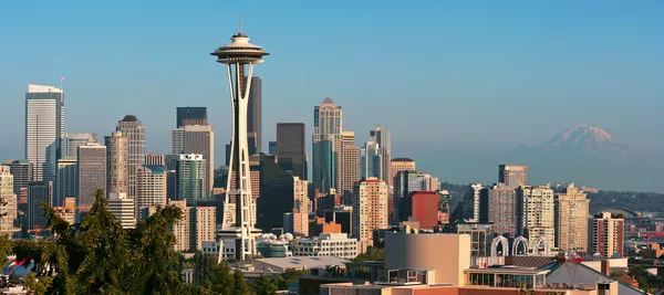 Panorama skyline Seattle — Foto Stock