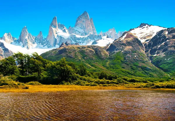 Přírodní krajina v Patagonii, argentina — Stock fotografie