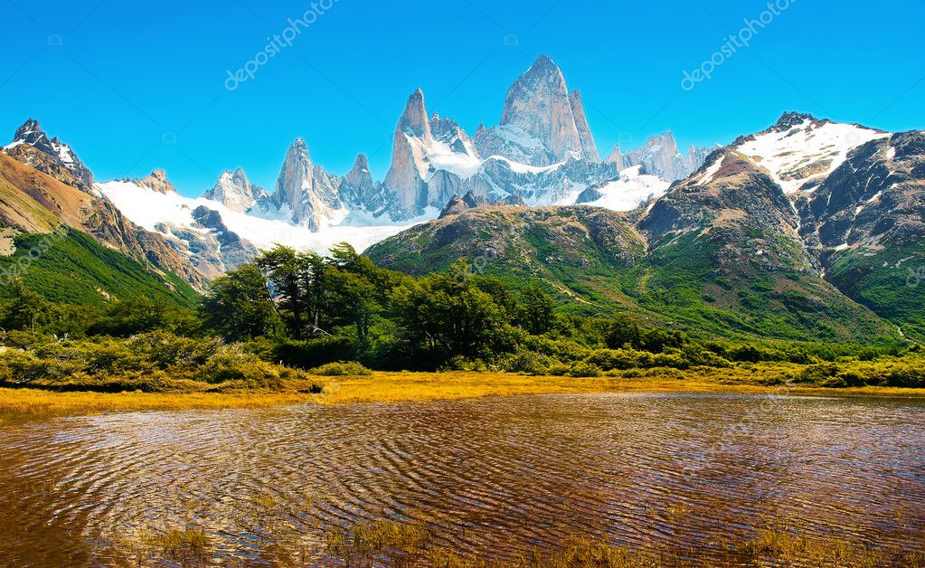 nature landscape in patagonia, argentina