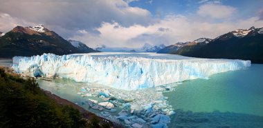 Perito Moreno Glacier in Patagonia, South America clipart
