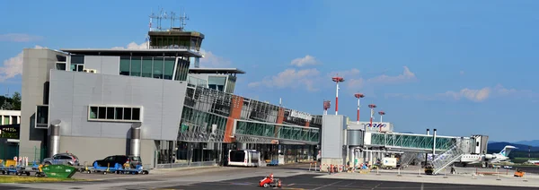 Terminal Aeropuerto de Liubliana — Foto de Stock