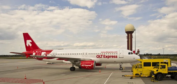 OLT Express, Airbus 320 — Fotografia de Stock