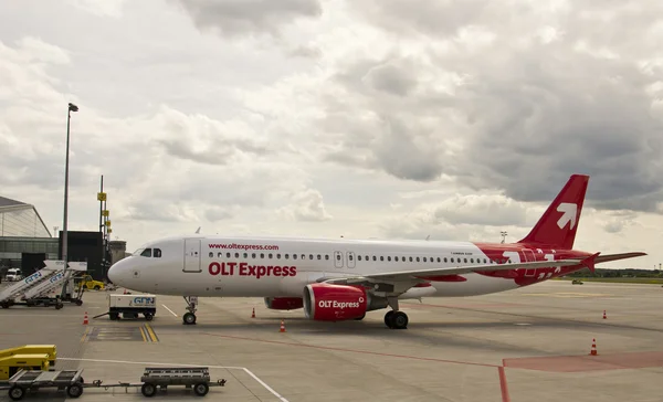 OLT Express , Airbus 320 — Stock Photo, Image