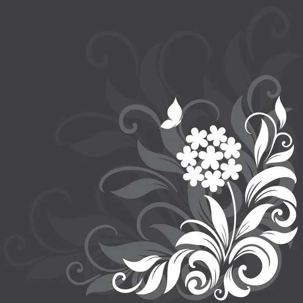 Dekorative florale Hintergrund — Stockvektor