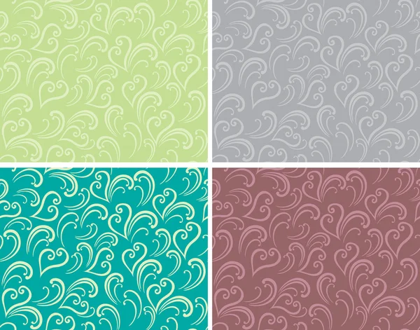Curly seamless background Stock Illustration