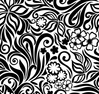Excellent seamless floral background clipart