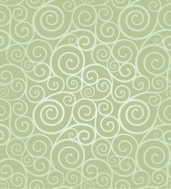 Elegant swirl seamless composition clipart