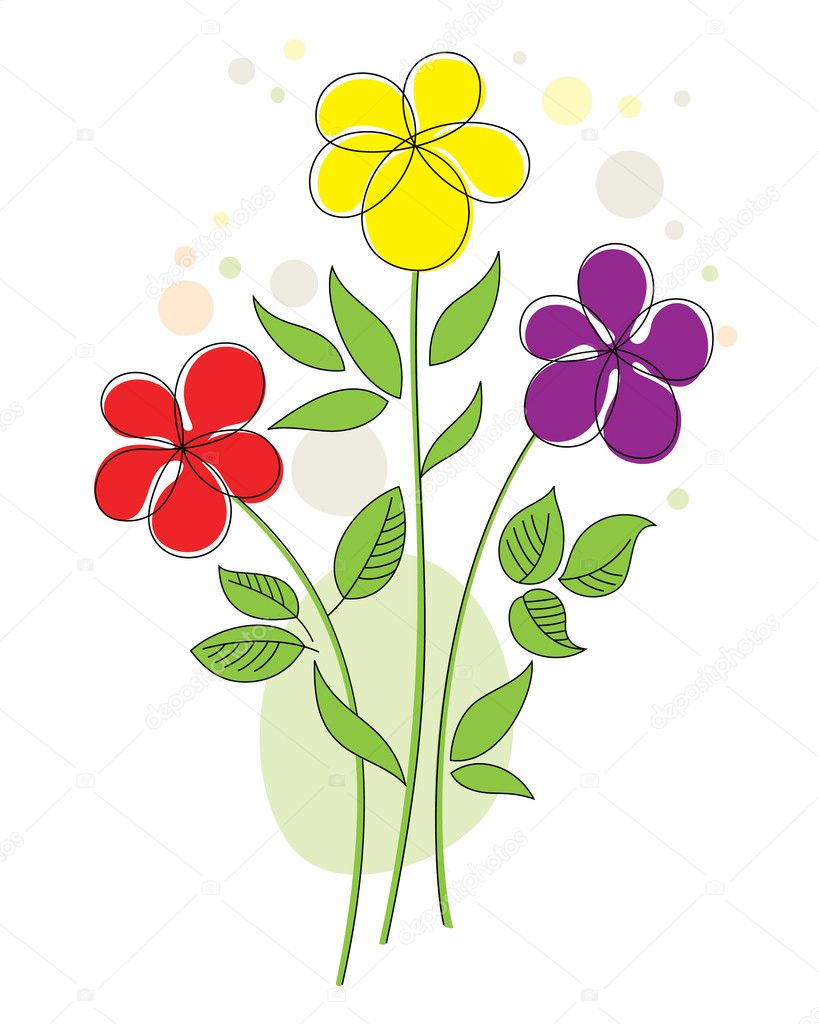 fun colorful flower backgrounds