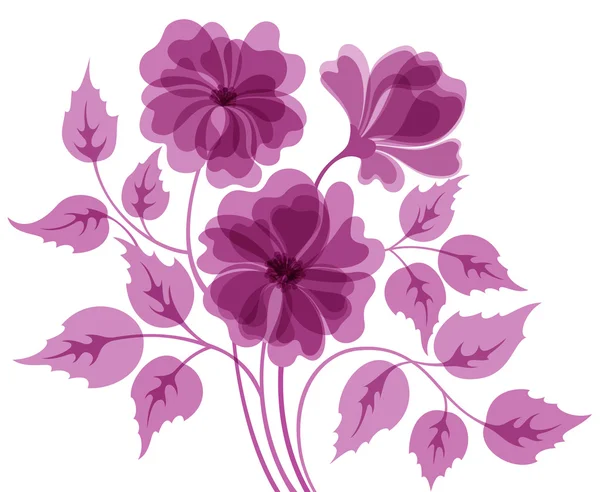 Ζωηρόχρωμο λουλούδι φόντο — Διανυσματικό Αρχείο