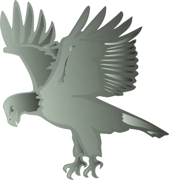 Águila en vuelo — Archivo Imágenes Vectoriales