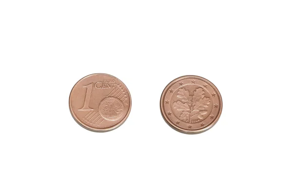 stock image One eurocent coin