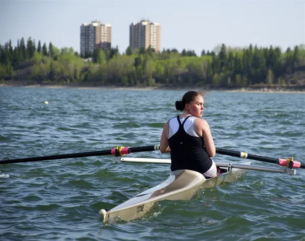 Rowing for Gold — Stock Photo, Image