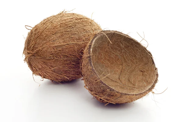 Conchas vacías de coco — Foto de Stock